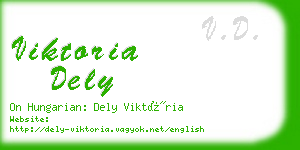 viktoria dely business card